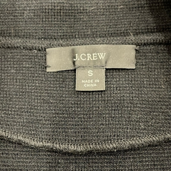 J Crew | One Button Merino Wool Blend Sweater Blazer | Black | Size‎ Small - Picture 10 of 10